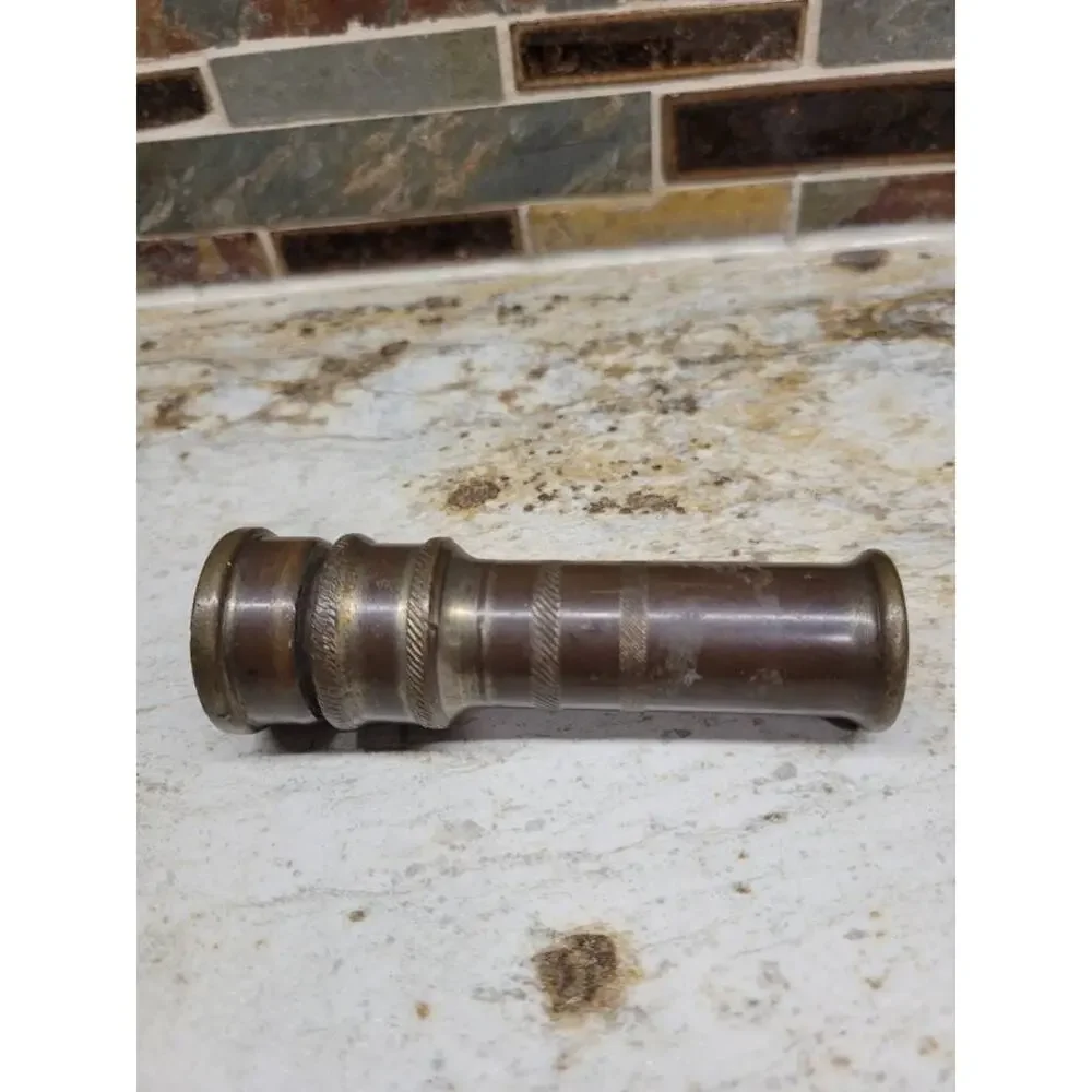 Vintage Brass Nozzle Sprayer, Garden Hose End, Garden decor